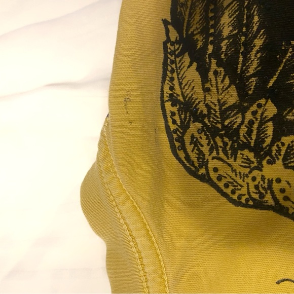 Affliction Angel Wings Long Sleeve Graphic Tee with Crocheted Arm Cutouts - Picture 10 of 13